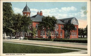 Easton Maryland MD High School Vintage Postcard