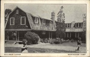Northover Camp Silliman Lodge Bound Brook NJ Cancel 1933 Postcard