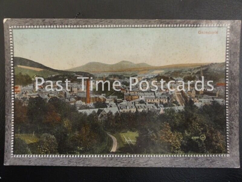 c1909 - Galashiels - view overlooking the town