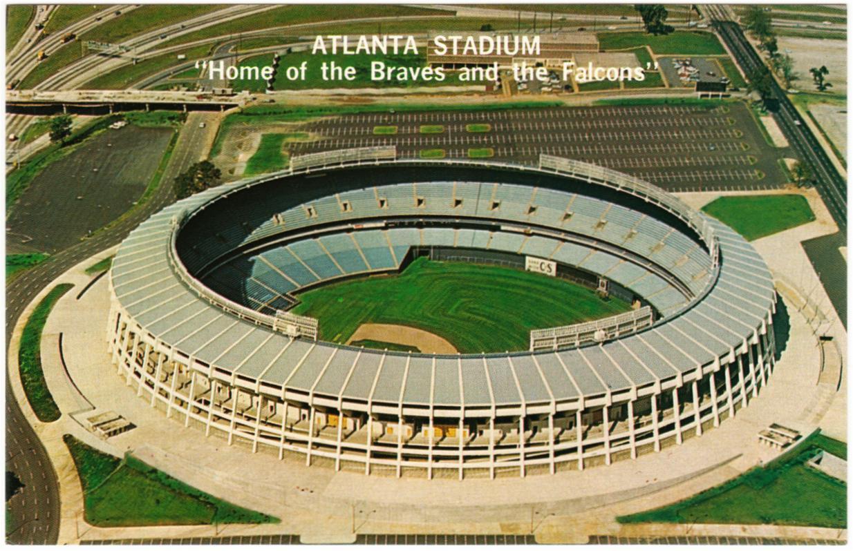 Atlanta Fulton County Stadium early 90's : r/ballparks