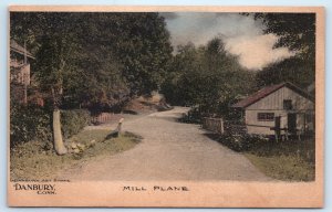 Danbury Connecticut CT Mill Plain Bridge Postcard