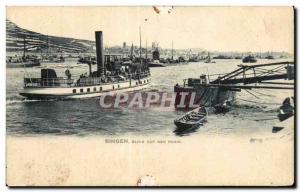 Old Postcard Bingen Blick Aup OEn Rhien Charter