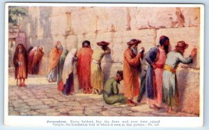 JERUSALEM Wailing Wall ISRAEL Postcard