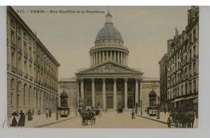 France - Paris. The Pantheon & Soufflot Street