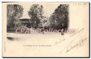 Postcard Old Kiosk Lake Saint Mande