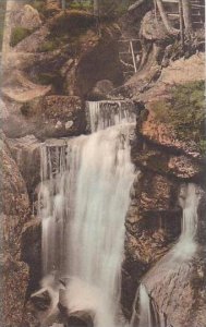 New Hampshire White Mountains Paradise Falls Lost River Albertype