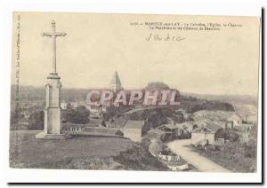 Mareuil Lay Postcard Old Calvary l & # 39eglise the castle The Marchiou and B...