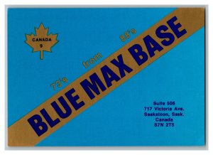 QSL Radio Card From Saskatoon Sask. Canada