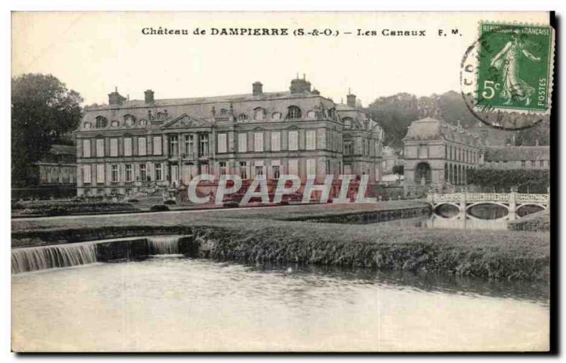 Old Postcard Chateau de Dampierre The Channels