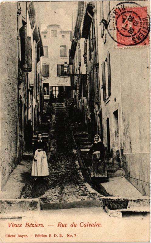 CPA Vieux Beziers - Rue du Calvaire (255477)