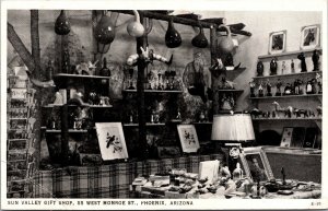 Postcard Sun Valley Gift Shop West Monroe Street in Phoenix, Arizona~137187