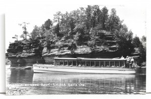 Viking II at Lone Rock - Lower Dells, Wis. - Postcard