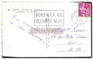 Old Postcard The Thorn surroundings Chalons sur Marne Basilica