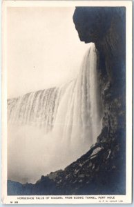 Postcard - Horseshoe Falls Of Niagara, From Scenic Tunnel, Port Hole - Canada
