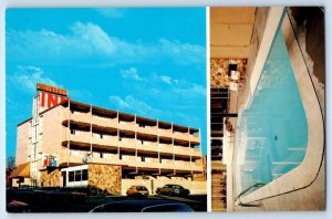 c1960 Seattle Washington WA Vintage Postcard University Motor Inn Roosevelt Way