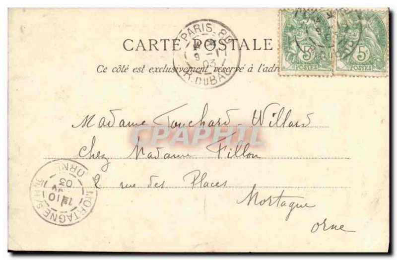 Postcard Old Saint Cloud The reserve park