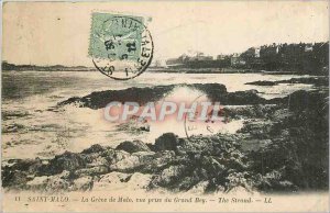 'Postcard Old Saint Malo Malo Grave''s view from the Garnd Bey'