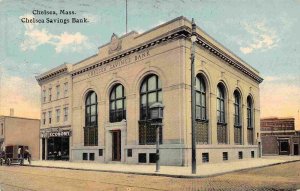 Chelsea Savings Bank Chelsea Massachusetts 1915 postcard