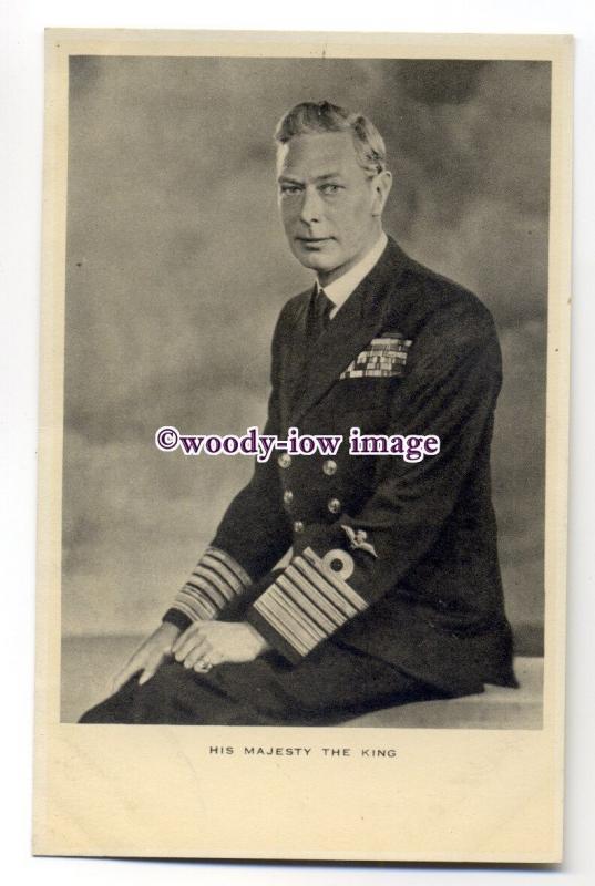 r1548 - King George VI in Naval Uniform - postcard