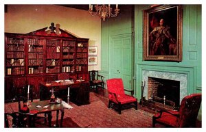 Postcard LIBRARY SCENE Chicago Illinois IL AR4168