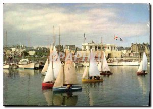 Postcard Modern in Deauville Sailing School Charter