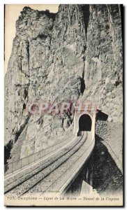 Old Postcard Dauphine line Mure Tunnel Clapisse