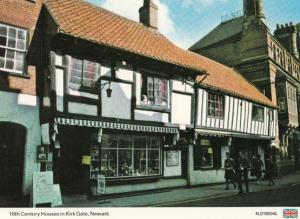 Coffee Shop & Invitation Sign at Kirk Gate Newark Nottingham Postcard