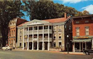 Boonville New York~Hulbert House on Main Street~Classic Car in Front~1950s Pc