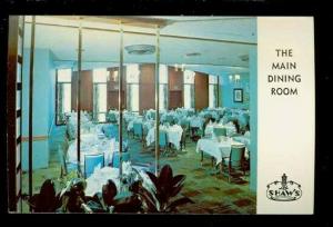 CT, West Hartford, Connecticut, Les Shaws Restaurant, Main Dining Room, Stamford