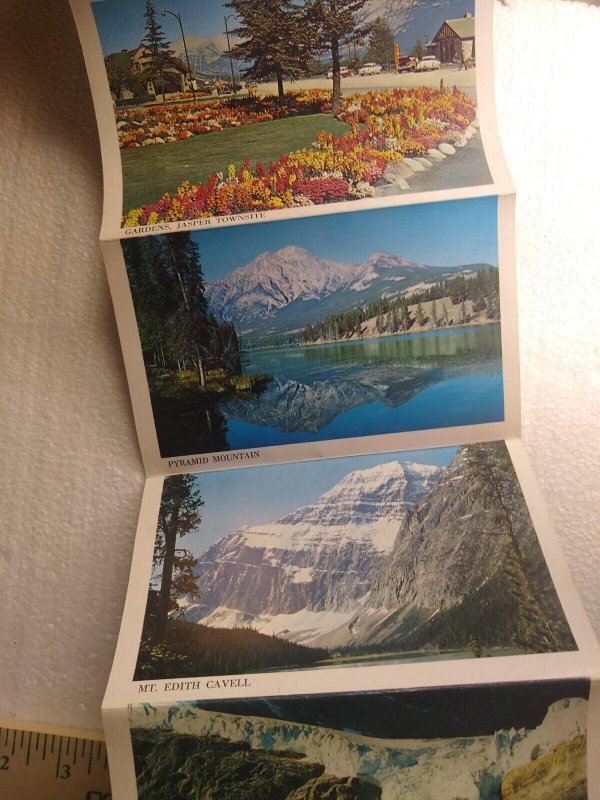 Postcard Folder Gardens, Jasper National Park, Jasper, Canada 