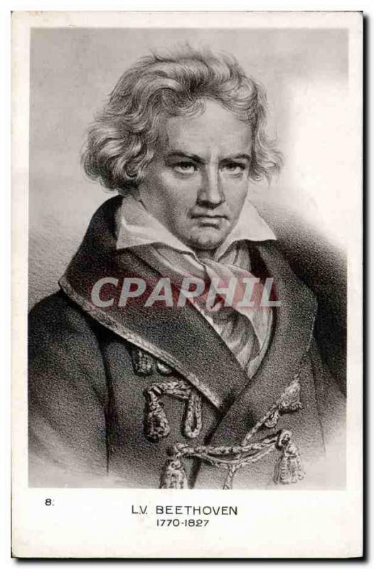 Old Postcard Beethoven