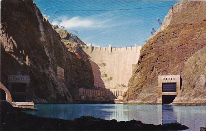 Nevada Hoover Dam Downstream Face