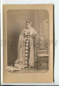 434307 Yevgeniya MRAVINA Russian OPERA Singer ROLE vintage CABINET PHOTO