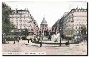 Paris Old Postcard Pantheon