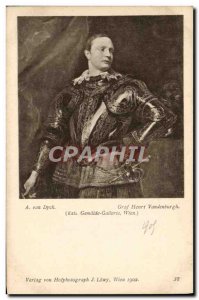 Old Postcard A van Dyck Henri Graf Vandenburgh