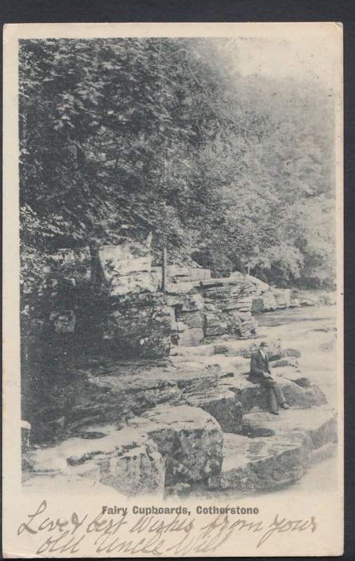 Durham Postcard - Fairy Cupboards, Cotherstone    DC888