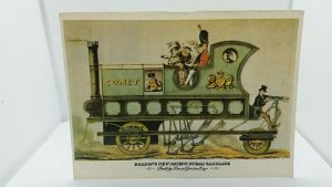 Gordons New Patent Steam Carriage  Vintage Postcard Museum of London