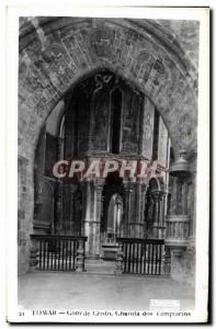 VINTAGE POSTCARD Tomar Conv de Cristo Charola back Templario