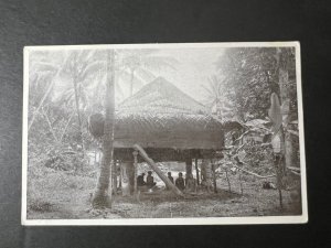 Mint Dutch Guinea Postcard RPPC Village House on Taimi