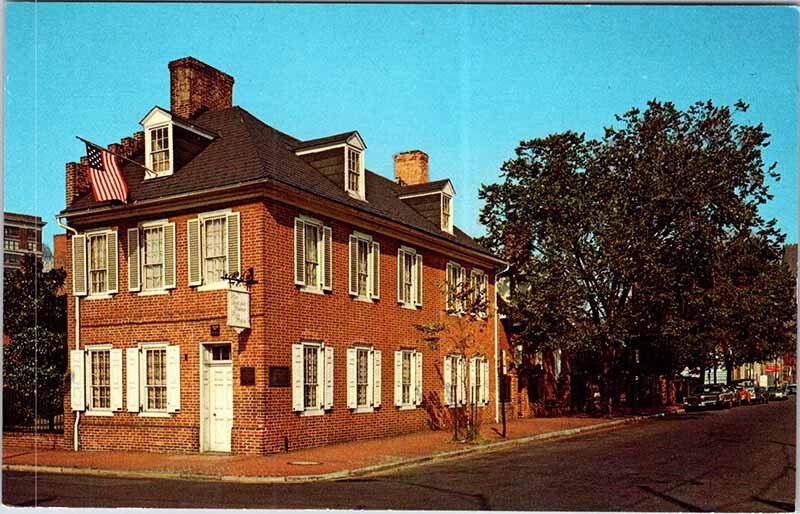 Postcard HOUSE SCENE Baltimore Maryland MD AM9066