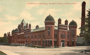 Vintage Postcard Commissary Building Soldiers' Home Building Dayton Ohio OH