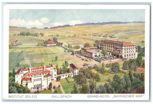 c1920's Institute Zeileis Gallspach Grand Hotel Bavarian Court Austria Postcard