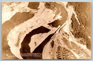 RPPC  Bonneville Power & Navigation Dam   Oregon   Real  Photo Postcard