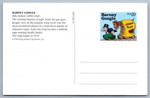 BARNEY GOOGLE & SPARK PLUG by BILLY DeBECK 1995 USPS COMIC STRIP SERIES POSTCARD