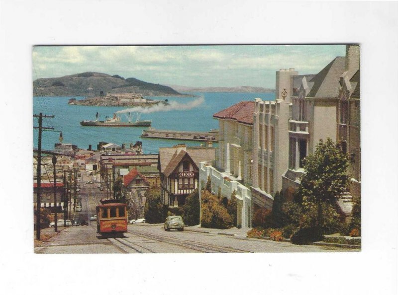 Vtg 50's/60's Cable Car, Hyde Street, San Francisco, California Pos...