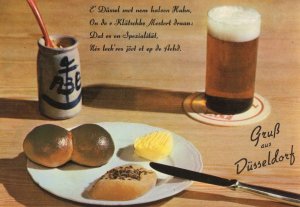 Dusseldorf Beer Food Ice Hockey 1975 FDC German Postcard