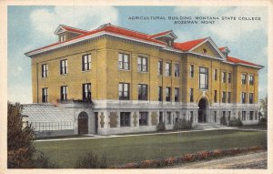 BOZEMAN MONTANA~AGRICULTURAL BUILDING-MONTANA STATE-1910s POSTCARD