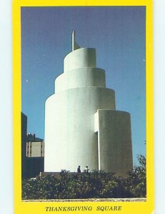 Pre-1980 CHURCH SCENE Dallas Texas TX AD0733@