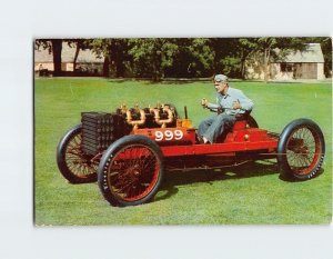 Postcard 999 Racer The Henry Ford Museum and Greenfield Village Dearborn MI USA