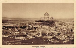 Hungary Esztergom Látképe Vintage Postcard 08.42